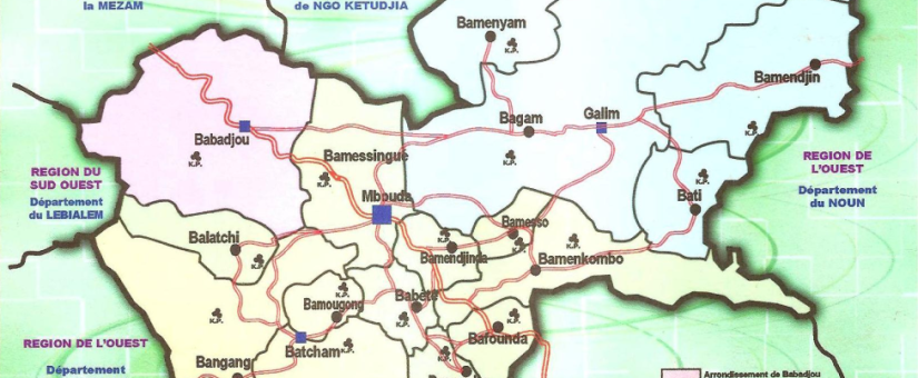 Bamboutos Map